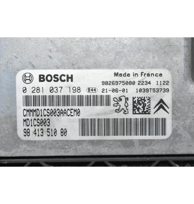Εγκέφαλος Peugeot 308 2004-2020 9841351080 982675080 0281037198 1039T53739 (Opel / Citroen)