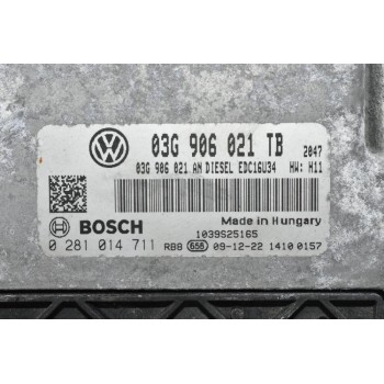 Εγκέφαλος Skoda Octavia 1.9 TDI 2000-2010 03G906021TB 03G906021AN 0281014711 1039S25165