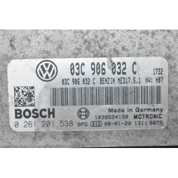 Εγκέφαλος Κινητήρα Volkswagen Golf / Touran 1.4 TSI 2006-2012 03C906032C 0261201538 17.5.1 1039S24158