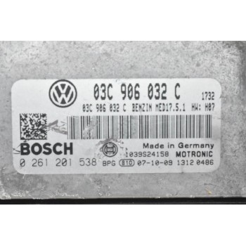 Εγκέφαλος Κινητήρα Volkswagen Golf / Touran / Passat 1.4 TSI 2006-2012 03C906032C 0261201538 17.5.1 1039S24158