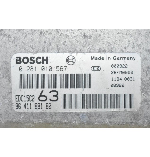 Εγκέφαλος Peugeot 607 2.2 2000-2020 9641188180 0281010567