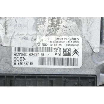 Εγκέφαλος Citroen Berlingo - Pegeuot Partner 1.6 HDI 9H03 2015-2018 0281013872 9664843780 1039S20163 9653958980