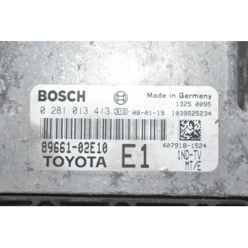 Εγκέφαλος Toyota Corolla - Auris 1.4D D4D 2005-2010 89661-02E10 0281013413 1039S25234