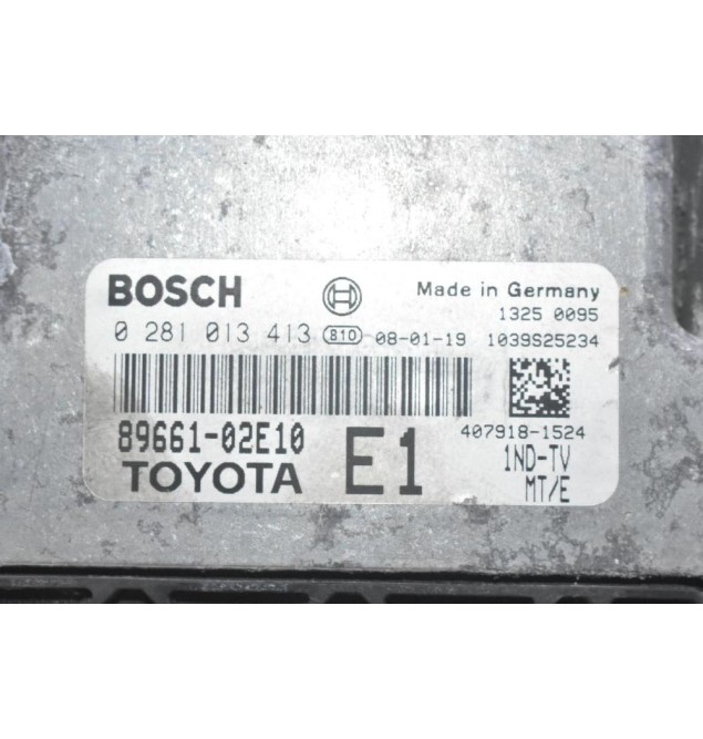 Εγκέφαλος Toyota Corolla - Auris 1.4D D4D 2005-2010 89661-02E10 0281013413 1039S25234