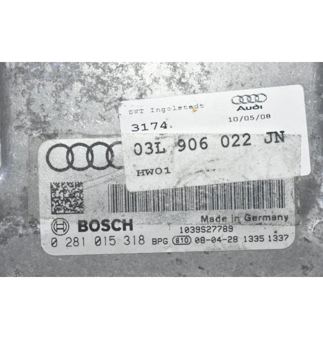 Εγκέφαλος Audi A4 2005-2015 03L906022JN 0281015318 1039S27789