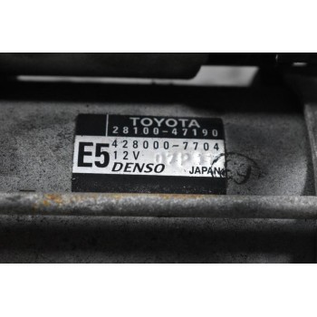 Μίζα Toyota Auris / Yaris 1NR 1.3 2006-2015 (Start / Stop) 28100-47190 428000-7704 (Γνήσια)
