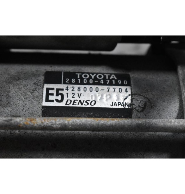 Μίζα Toyota Auris / Yaris 1NR 1.3 2006-2015 (Start / Stop) 28100-47190 428000-7704 (Γνήσια)