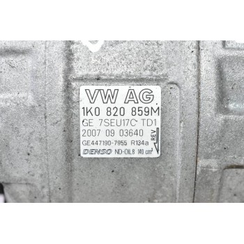Κομπρεσέρ Aircondition Volkswagen Passat 1.4cc TSI BMY 2005-2013 (Γνήσιο) 1Κ0820859M GE447190-7955 (Seat / Audi / Skoda)