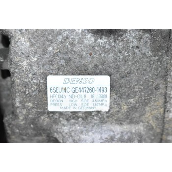 Κομπρεσέρ Aircondition - A/C Κλιματισμός Toyota Corolla 2010-2018 DENSO 447260-1493 E12 1ZR GE447260-1493