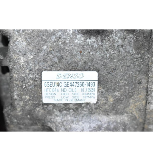 Κομπρεσέρ Aircondition - A/C Κλιματισμός Toyota Corolla 2010-2018 DENSO 447260-1493 E12 1ZR GE447260-1493