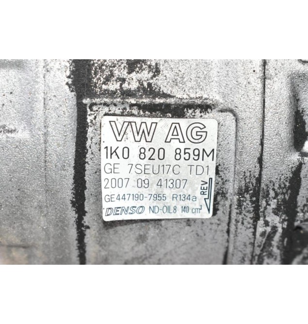 Κομπρεσέρ Aircondition Seat Leon 1.4cc TSI BMY 2005-2013 (Γνήσιο) 1Κ0820859M GE447190-7955 (Volkswagen / Audi / Skoda)
