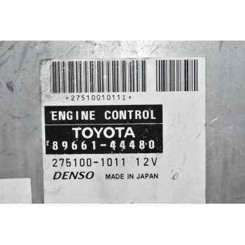 Εγκέφαλος Toyota Avensis / Corolla / Celica 1.8 1ZZ 89661-44480 275100-1011 2000-2007