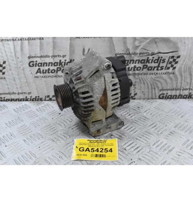 Δυναμό Fiat Punto - 500 - Doblo 1.3 JTD 199A2000 2006-2012 46823546 307010904 2542671E (Fiorino)