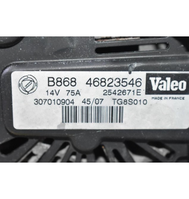 Δυναμό Fiat Punto - 500 - Doblo 1.3 JTD 199A2000 2006-2012 46823546 307010904 2542671E (Fiorino)