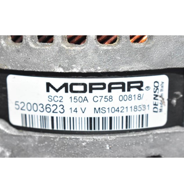 Δυναμό Fiat Doblo 1.6D Multijet 198A3000 2009-2014 52003623 MS1042118531 150A