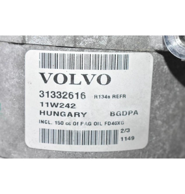 Κομπρεσέρ Aircondition - A/C Volvo S60 B4164T 2010-2015 31332616