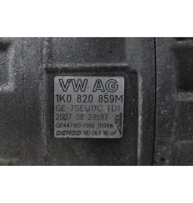 Κομπρεσέρ Aircondition Volkswagen Golf IV 1.4 TSI BMY 2008-2013 DENSO 1Κ0820859Μ GE447190-7955 (Seat / Audi / Skoda)