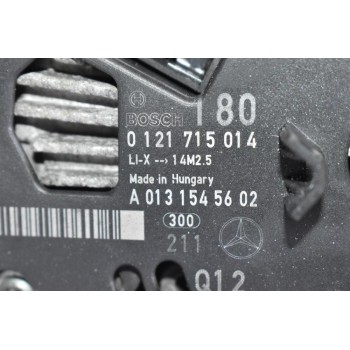 Δυναμό Mercedes-Benz ML 350 3.5 272967 V6 2004-2010 A0131545602 0121715014 180A (Γνήσιος)