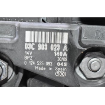 Δυναμό Volkswagen Golf / Passat / Jetta / Tiguan 1.4 TSI CAV BLG BMY CAX 2008-2013 03C903023A 0124525093 140A (Seat Audi Skoda) (Γνήσιος)