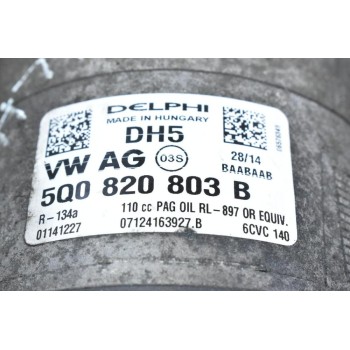 Κομπρεσέρ Aircondition A/C Audi A3 / A4 1.6 TDI CLH 2010-2016 DELPHI 5Q0820803B (Γνήσιο) (Volkswagen Golf / Seat Leon / Skoda Octavia)