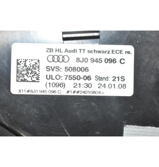 Φανάρι Πίσω Δεξιά Audi TT 2006-2014 8J0945096C (Γνήσιο)