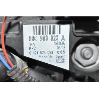 Δυναμό Seat Leon / Ibiza 1.4 TSI CAV BLG BMY CAX 2008-2013 03C903023A 0124525093 140A (Volkswagen Audi Skoda) (Γνήσιος)