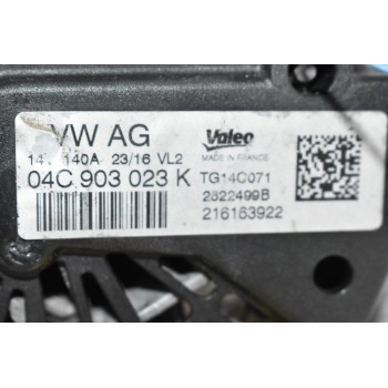 Δυναμός Audi A3 1.4 TFSI CXS 2010-2020 04C903023K (Γνήσιο) (Seat Leon - Ibiza / Volkswagen Golf Jetta)