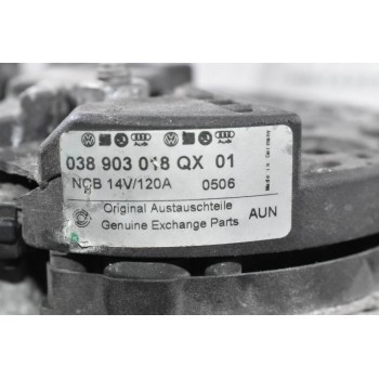 Δυναμό Audi TT 1.8 20VT 1996-2006 038903018QX 120A (Γνήσιος) (Volkswagen Golf / Passat / Beetle)