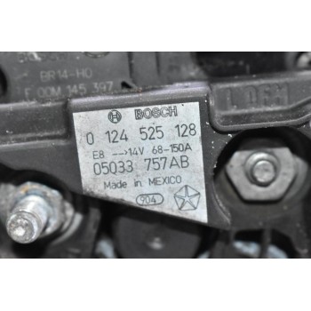 Δυναμό Jeep Compass / Patriot 2.0 BYL 150A 14V 2006-2015 05033757AB 0124525128 (Dodge Caliber / Chrysler Sebring)