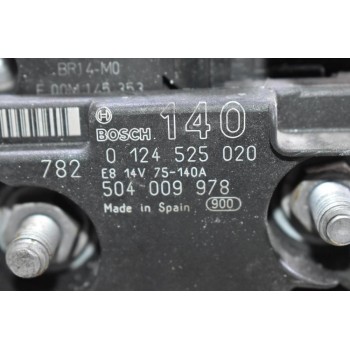 Δυναμό Fiat Ducato - Iveco Daily Multijet 2.3cc F1AE0481 2000-2010 0124525020 504009978 140A (Γνήσιο)