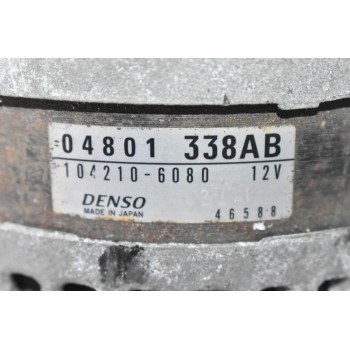 Δυναμό Jeep Cherokee / Wrangler 2.8 CRD VM52C 2007-2015 04801-338AB 104210-6080 (Dodge Nitro)