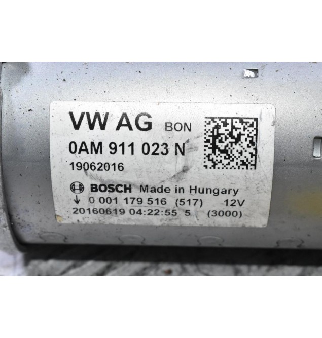 Μίζα Volkswagen Golf 7 / Jetta / Polo / Caddy 1.0 1.2 1.4 TDI/TSI 2010-2019 0AM911023N 0001179516 (Γνήσια) CHZ CXS CZCA CPTA CMBA CHPA) (Seat / Audi A3 A1 Q2 / Skoda Octavia Fabia Kamiq Rapid)