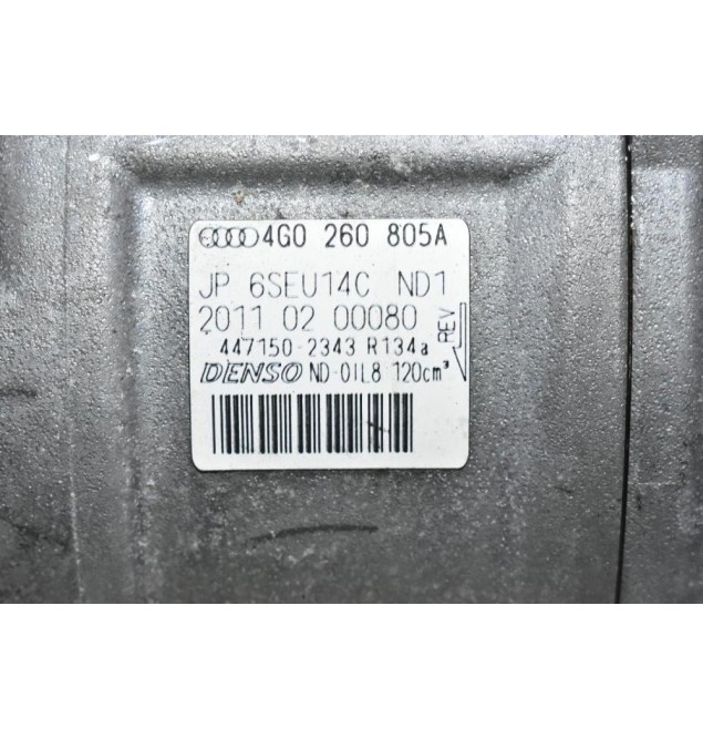 Κομπρεσέρ Aircondition Audi A6 / A7 CHV 2.8 FSI 2011-2016 4G0260805A 447150-2343 (Γνήσιο)