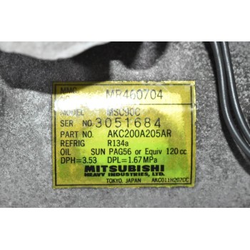 Κομπρεσέρ Aircondition A/C Mitsubishi Outlander / Lancer / Eclipse / Airtrek 4G63 1998-2010 MR460704 (Γνήσιο)
