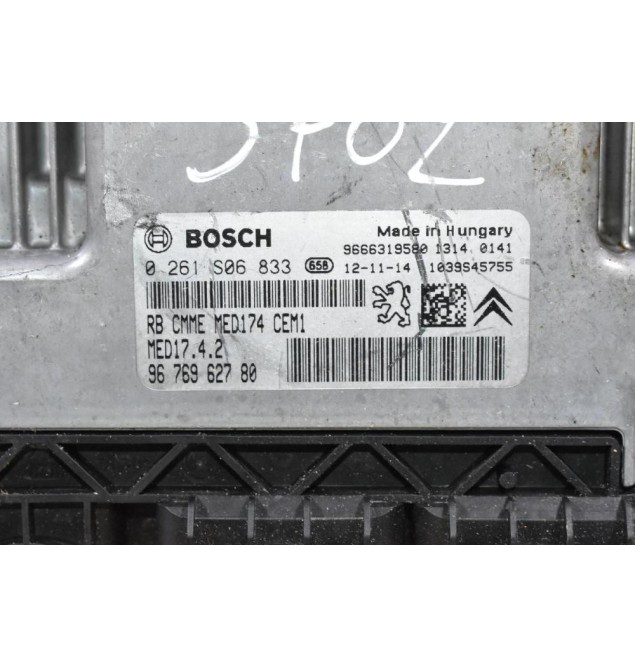 Εγκέφαλος Peugeot 508 / RCZ / 3008 5F02 5FV THP 2008-2017 9676962780 0261S06833 (Citroen C4 C5)