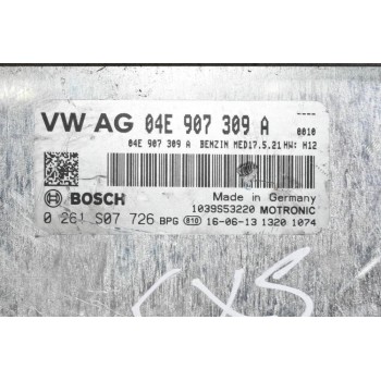 Εγκέφαλος Volkswagen Polo Golf Jetta 1.2 / 1.4 TFSI CXS 2012-2020 04E907309A 0261S07726 (Seat Leon Ibiza Toledo / Skoda Octavia / Fabia) (CMBA CXSA CHPA CPTA CJZB CJZ)