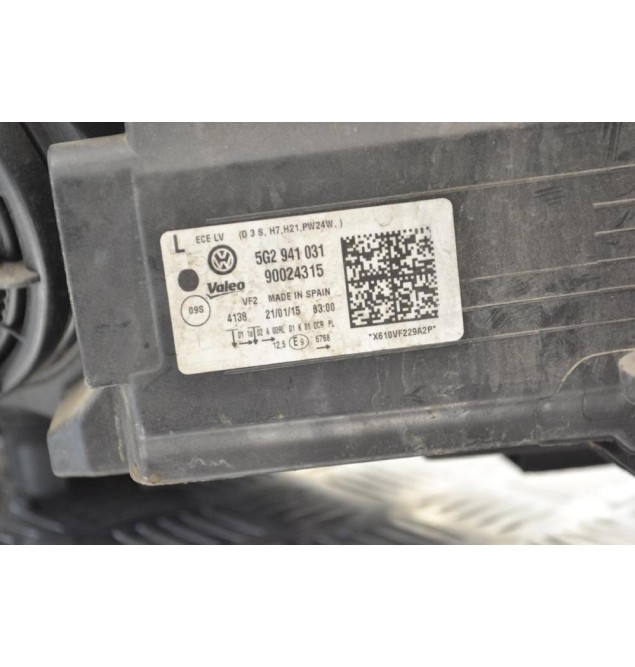 Φανάρι Εμπρός Αριστερό Volkswagen Golf 2012-2020 5G2941031 90024315