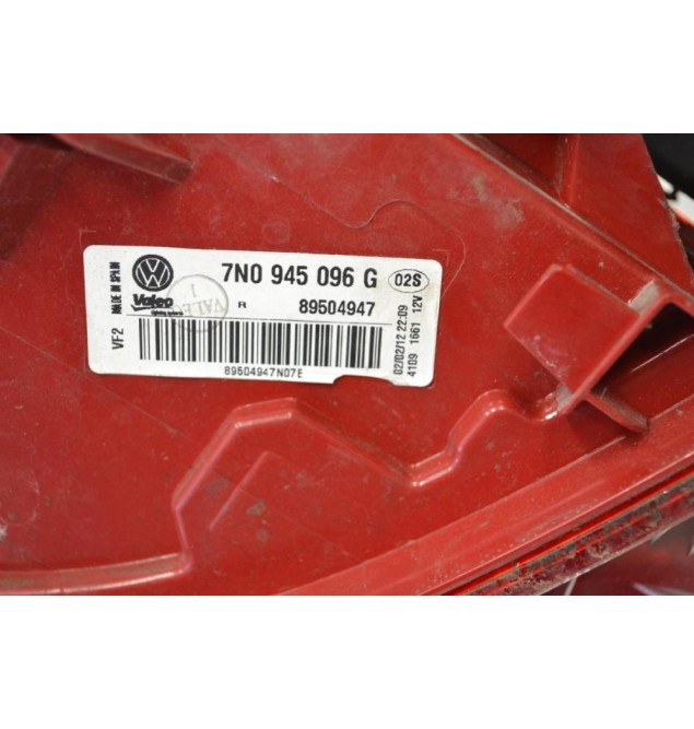 Φανάρι Πίσω Δεξιά Volkswagen Sharan 2010-2016 7N0945096 89504947 (Γνήσιο)