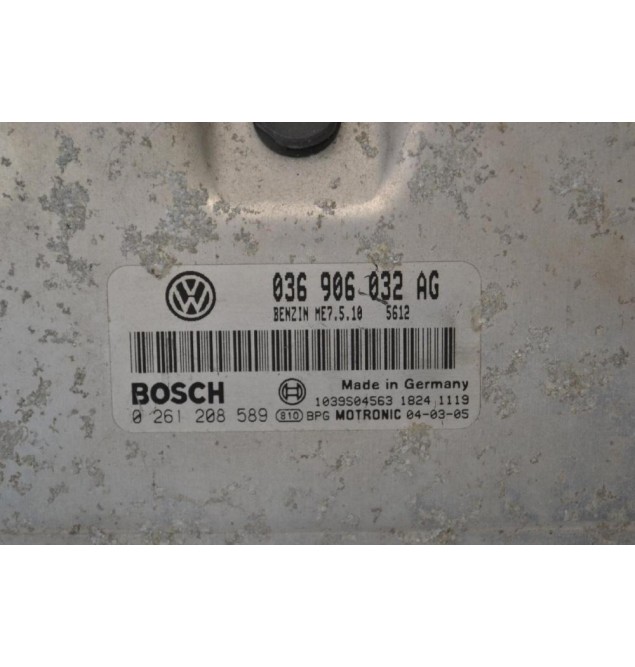 Εγκέφαλος Volkswagen Golf 2003-2006 036906032AG ME7.5.10 0261208589 (BOSCH)