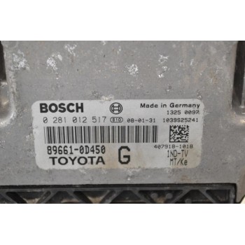 Εγκέφαλος Toyota Yaris 2005-2012 896610D450 0281012517 (BOSCH) 1039S25241