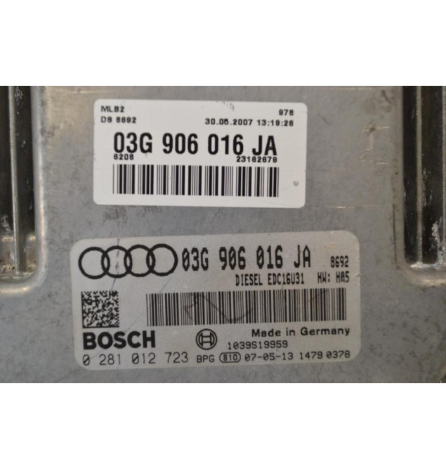 Εγκέφαλος Audi A4 B7 BKE 2004-2007 03G906016JA 0281012723 (BOSCH) 1039S19959