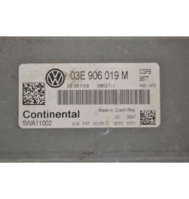Εγκέφαλος Volkswagen Polo 1.2 2009-2015 03E906019M 03E906019B 5WA11002