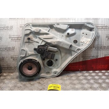 Γρύλλος - Μηχανισμός Παραθύρου Με Μοτερ Πισω Δεξια Volkswagen Passat 1997-2000 18 pins 3B5839756