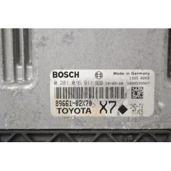 Εγκέφαλος Toyota Auris 2006-2013 8966102X70 0281016911