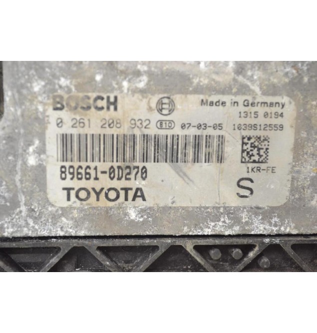Εγκέφαλος Toyota Yaris 2005-2014 BOSCH 896610D270 0261208932