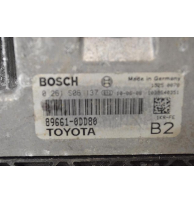 Εγκέφαλος Toyota Yaris 2006-2012 BOSCH 89661-0DD80 0261S06137 1039S40351