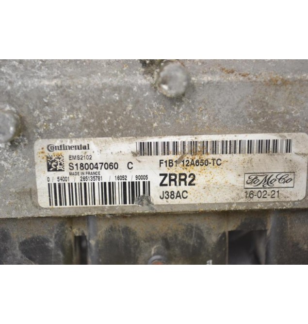 Εγκέφαλος Ford Fiesta 2008-2017 CONTINENTAL S180047060C F1B112A650TC ZRR2 J38AC EMS2102
