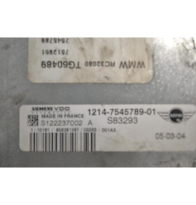 Εγκέφαλος Mini Cooper 2001-2006 SIEMENS 1214-7545789-01 S122237002 S83293