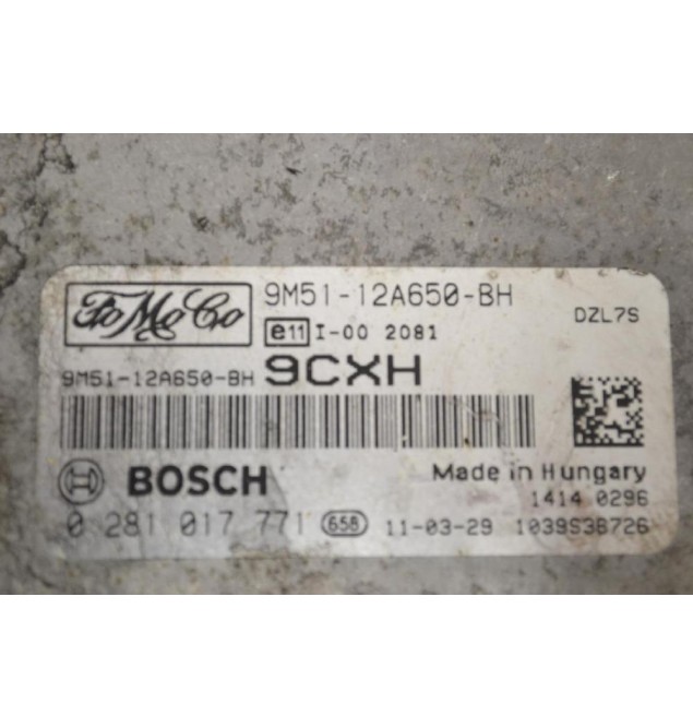 Εγκέφαλος Ford Focus 1.6D G8DD 2003-2015 9M51-12A650-BH 0281017771