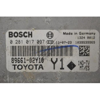 Εγκέφαλος Toyota Auris 1.4 D4D 2008-2013 BOSCH 89661-02Y10 0281017097 1039S39969